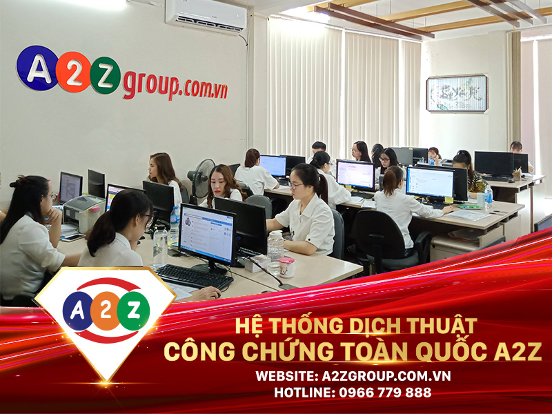 Dịch Thuật Chuyên Ngành A2Z Dịch Thuật Chuyên Ngành A2Z