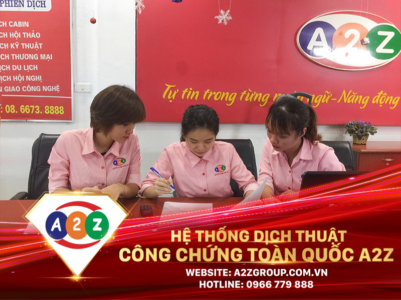 Dịch Thuật Chuyên Ngành A2Z Dịch Thuật Chuyên Ngành A2Z